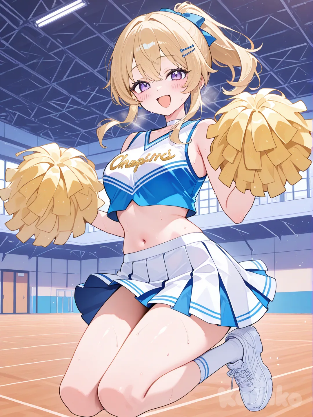 Cheer squad member who loves practice
