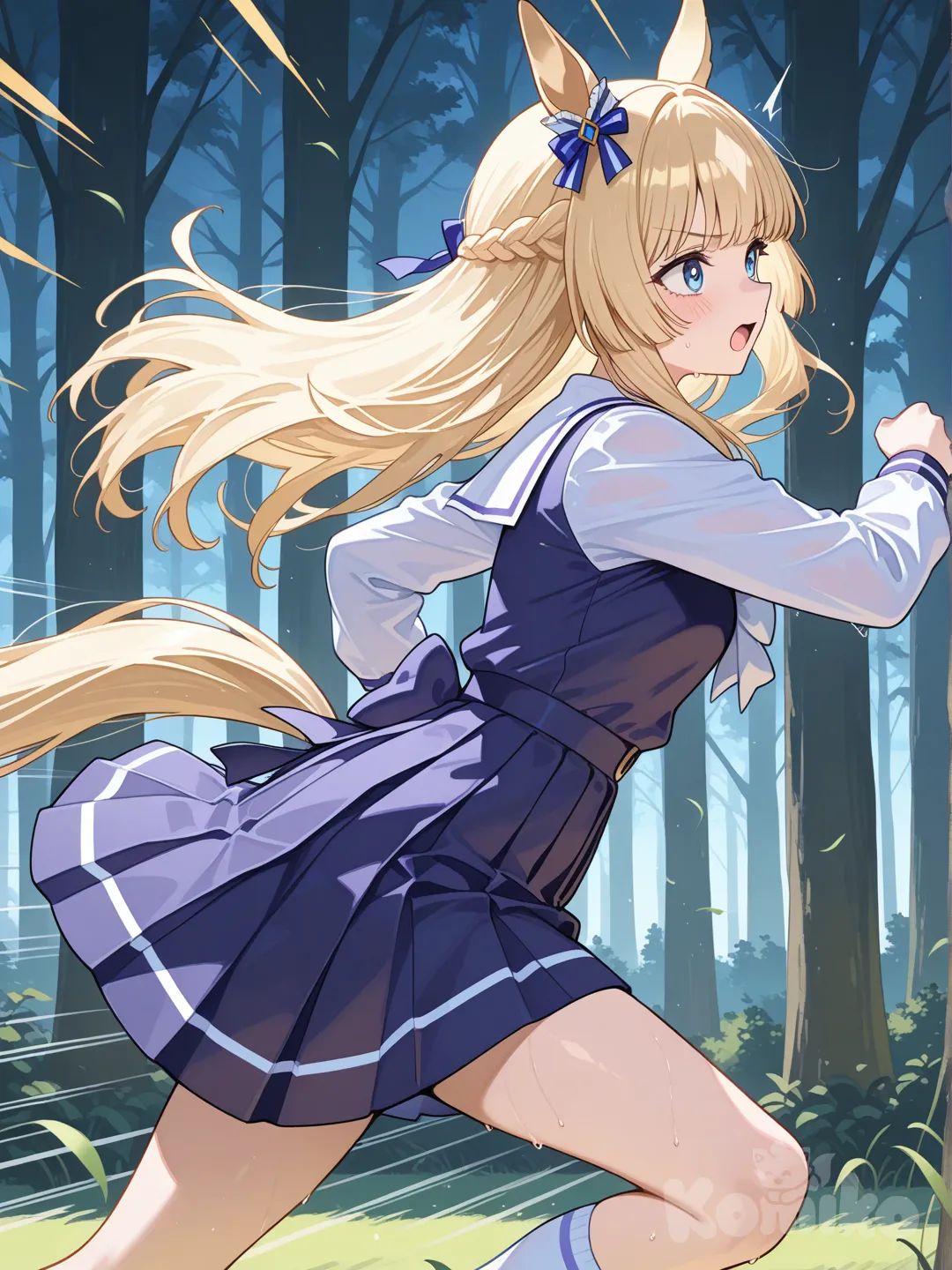 Horse Girl Who Can’t Stop Running

If she slows down, her body starts to disappear.