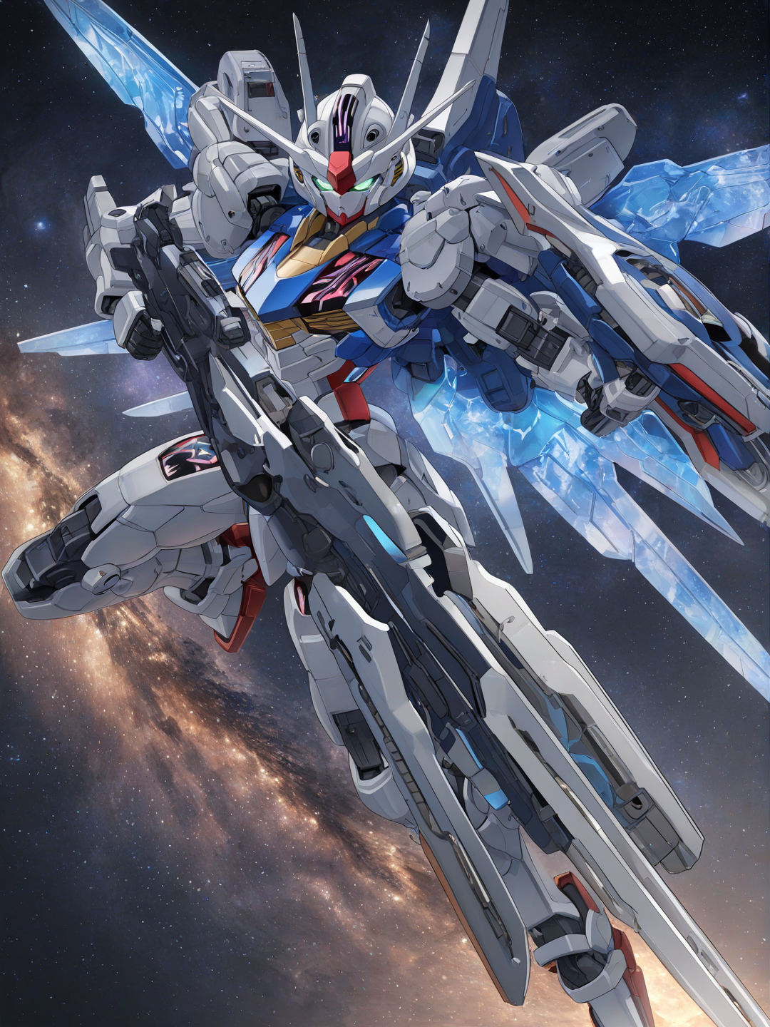 [ethereal-fantasy-style], cosmic background, @Gundam_Aerial