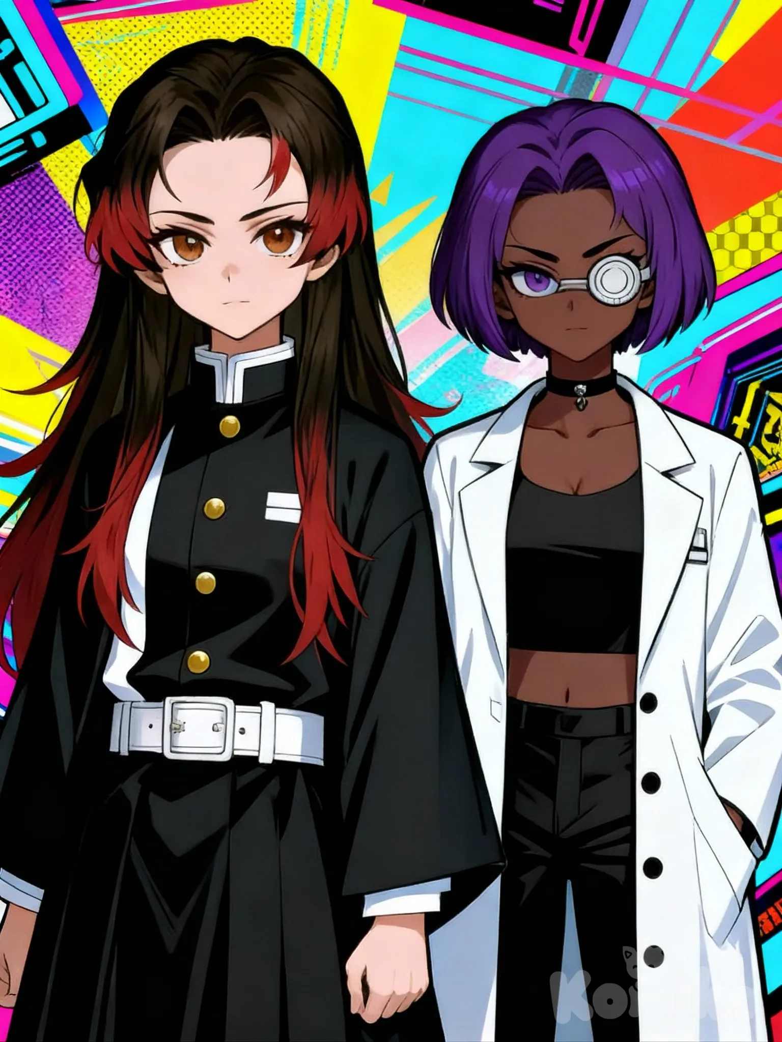 so I tried to to do a  Collab with Muichiro