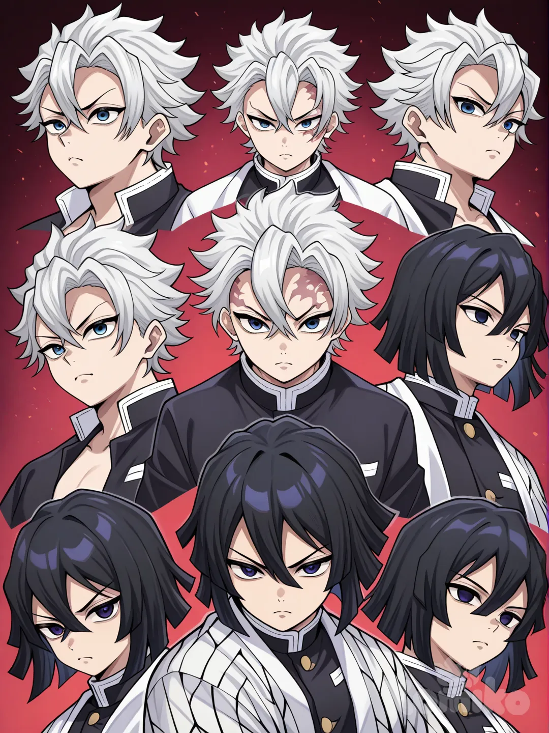 @Shinazugawa_Sanemi, @Iguro_Obanai made for zaps