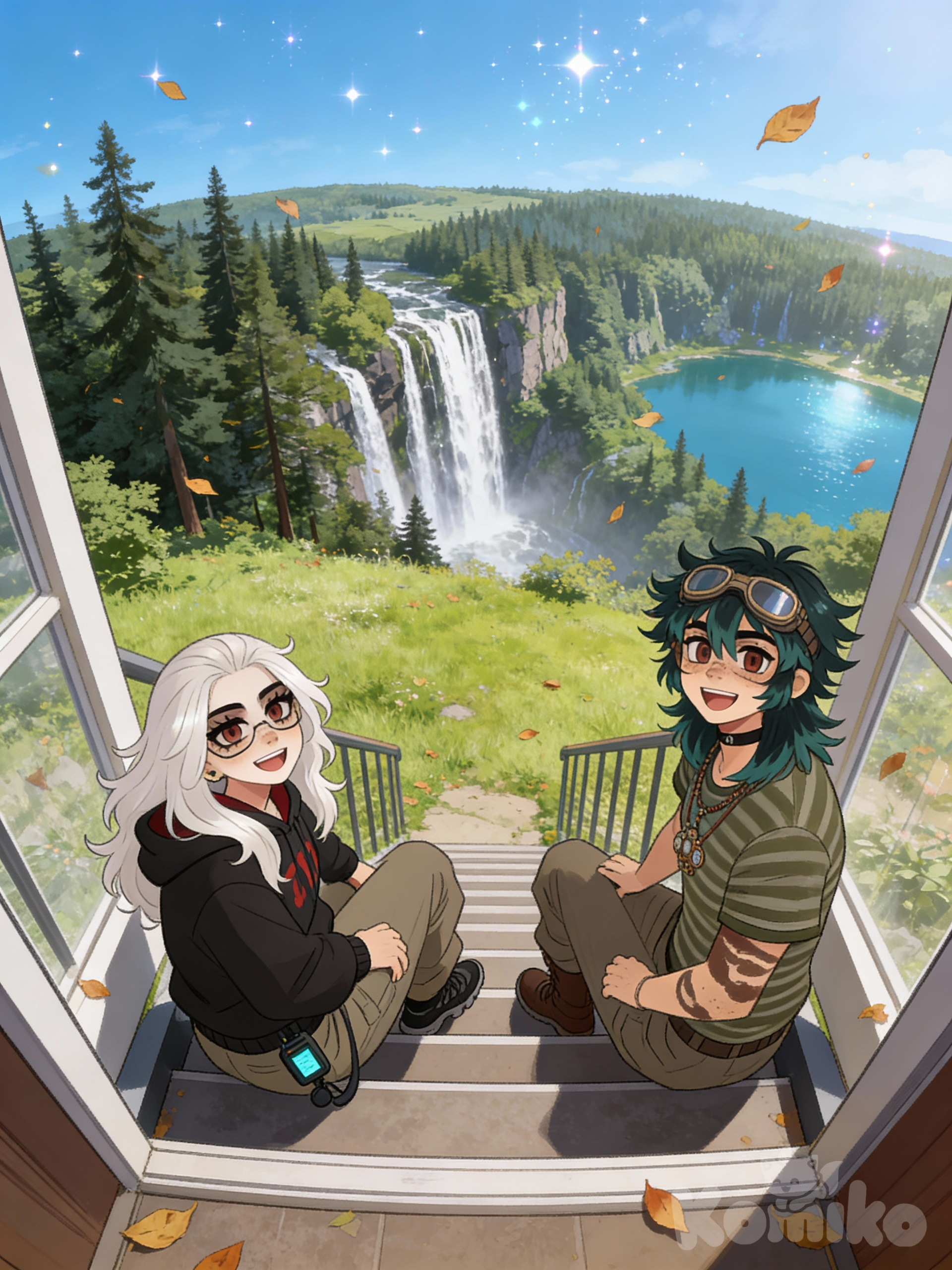 me hanging out with my bestie 