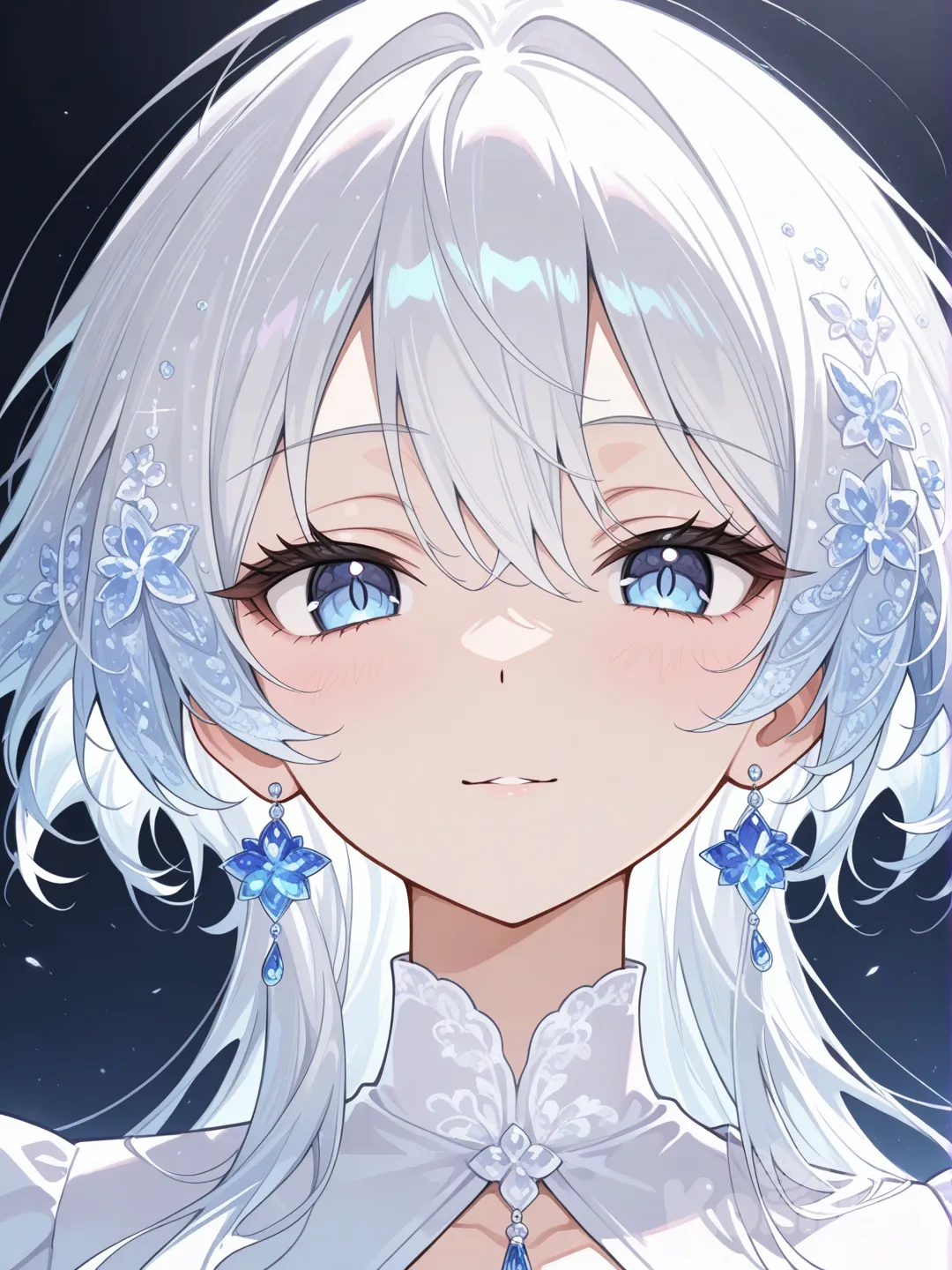 anime girl, elegant pose, beautiful anime artwork, illustration, portrait