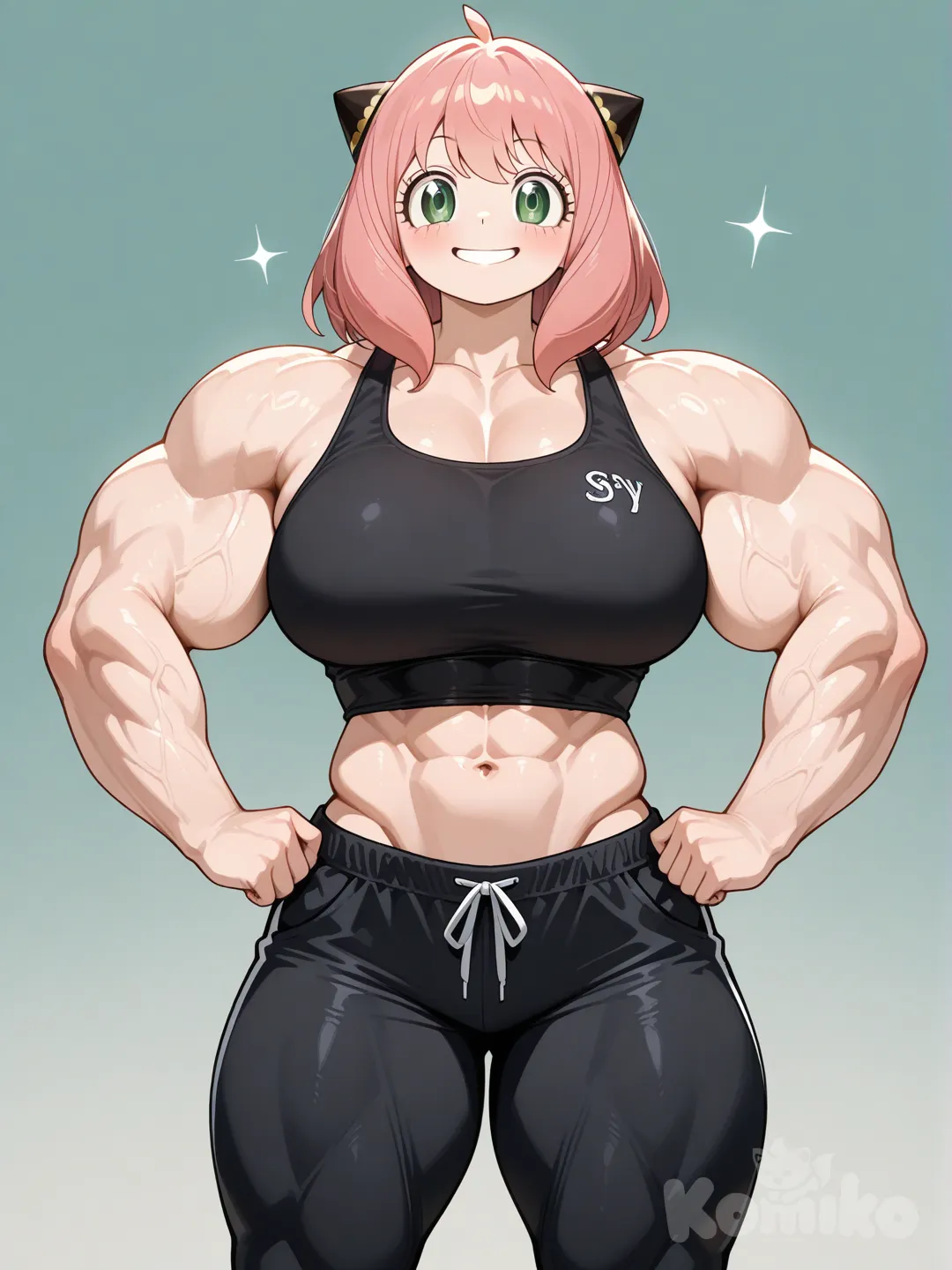 Anya muscular