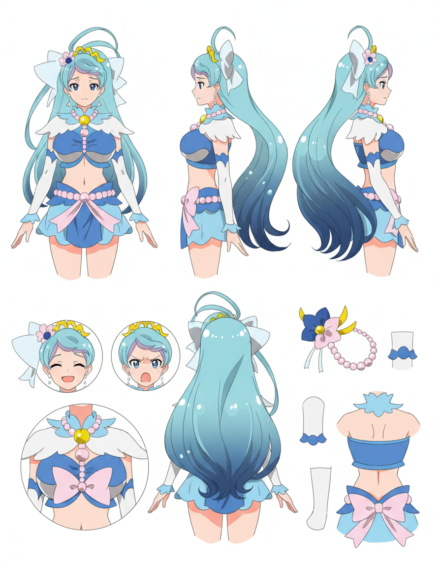 Adult Cure Mermaid Sheet