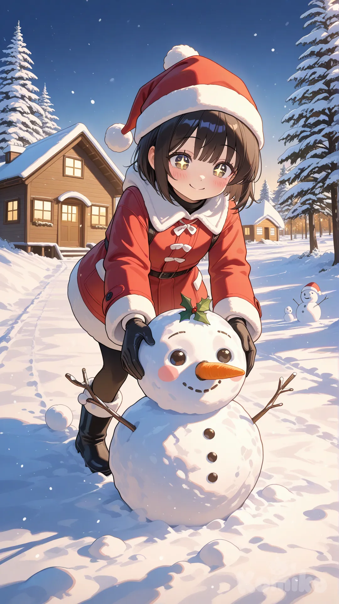 Let's make a snowman 