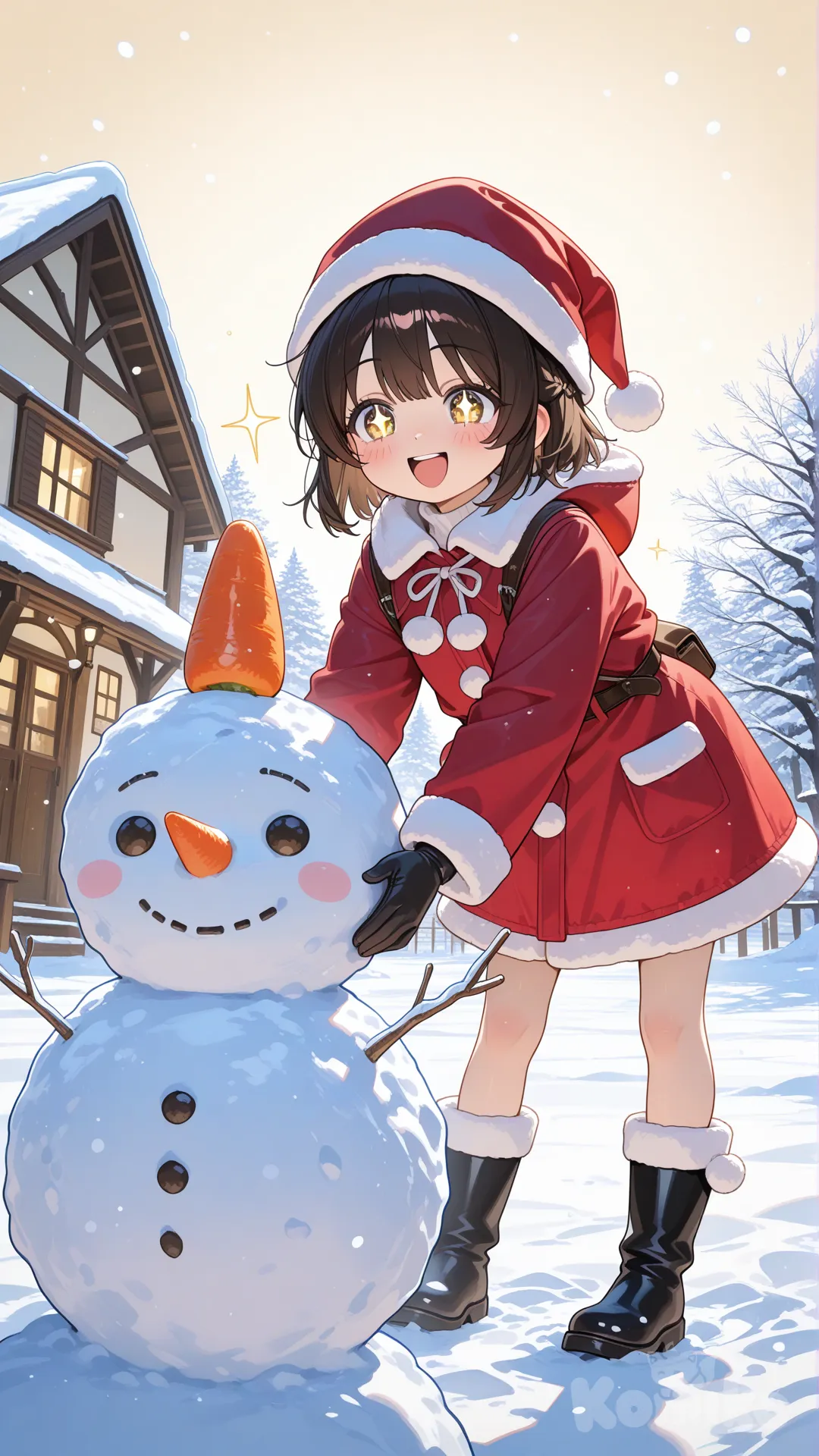 Let's make a snowman