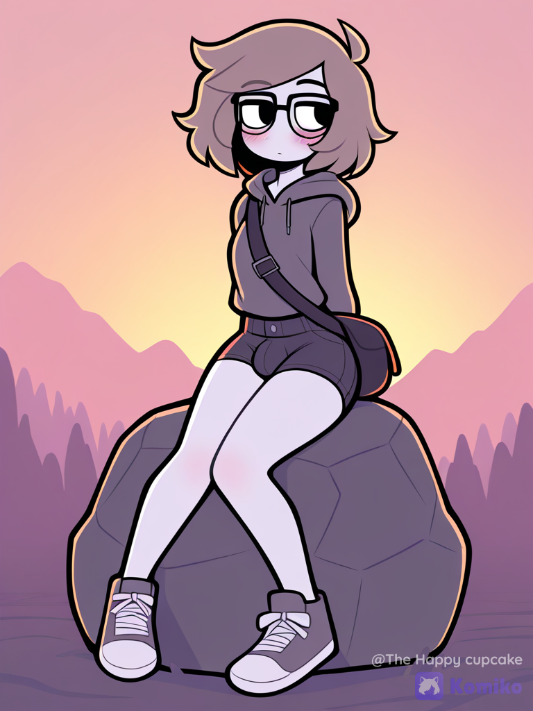 Komimiko's Sunset Chill (◠‿◠)