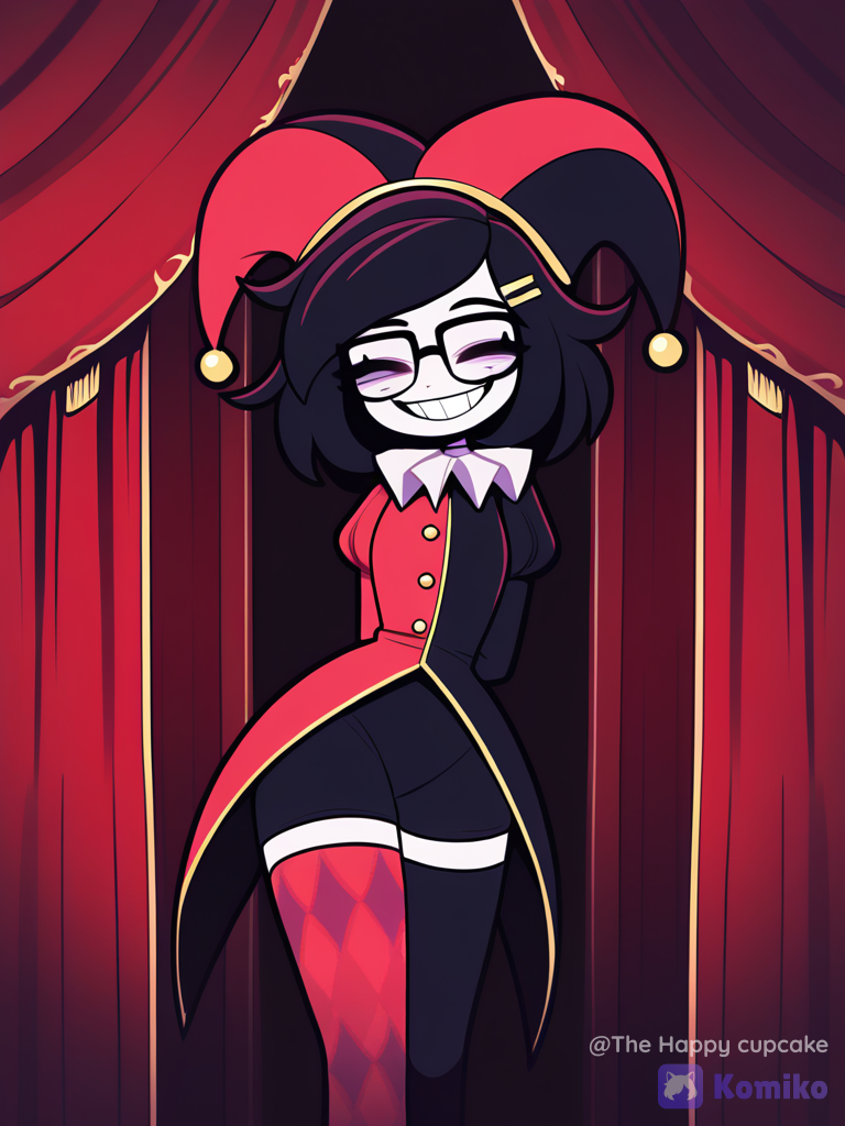 Gothic Femboy Jester Cutie! 🎭✨