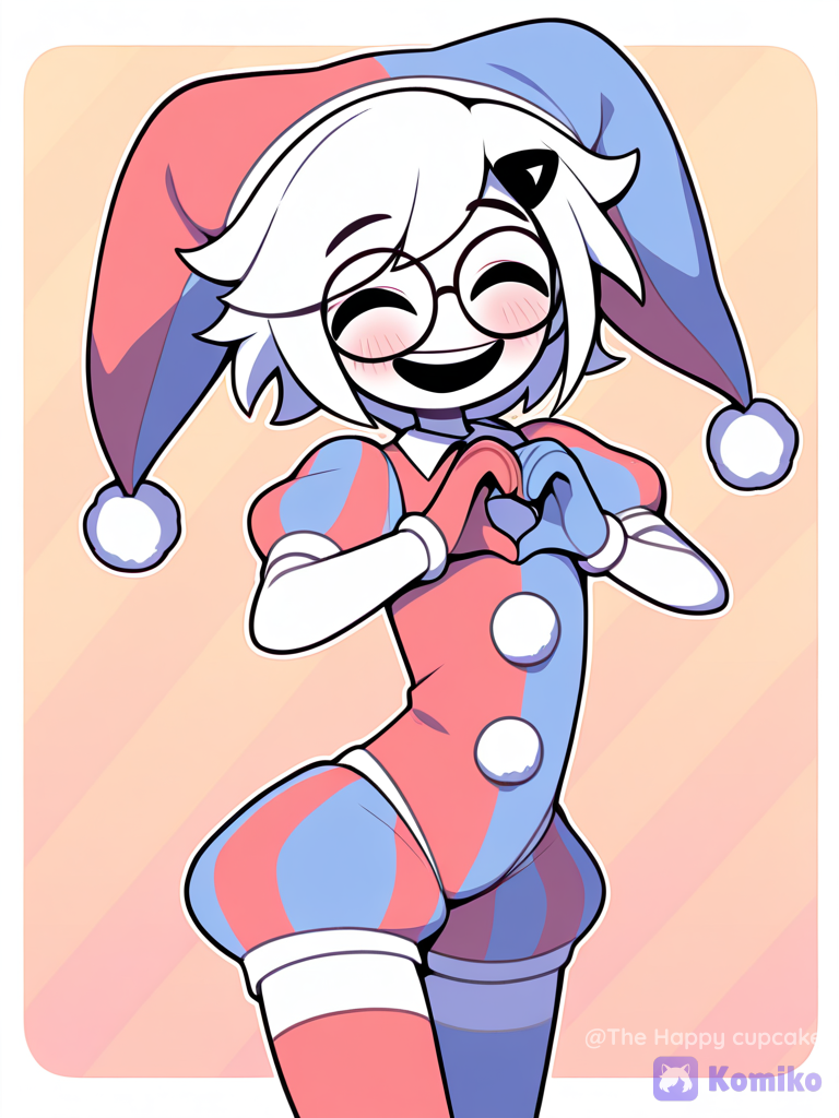 Finn in Pomni's Outfit! 🤡💕