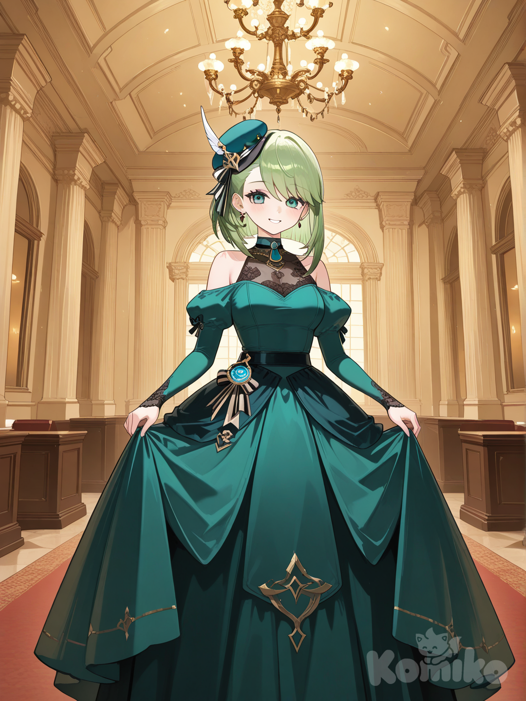 Charlotte Green hair 