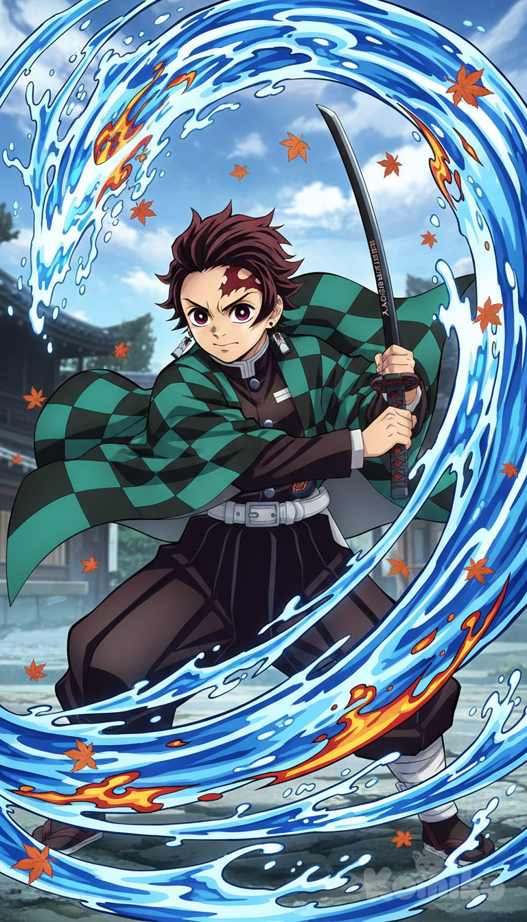 Ultra_anime_illustration_of_Tanjiro_Kamado