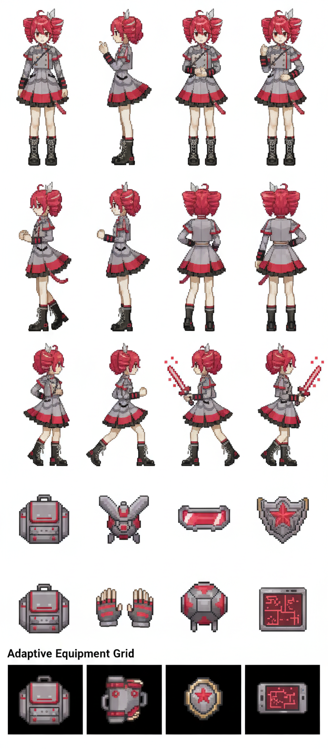 Teto on a sprite sheet