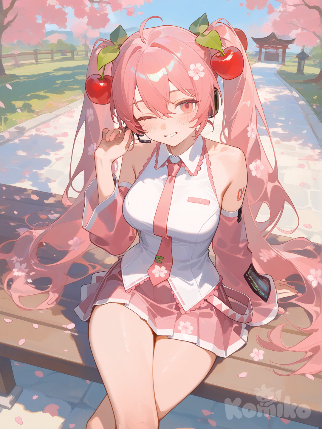We love Sakura Miku!