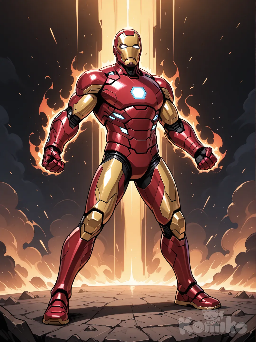 @Tony_Stark, @Iron_Man
