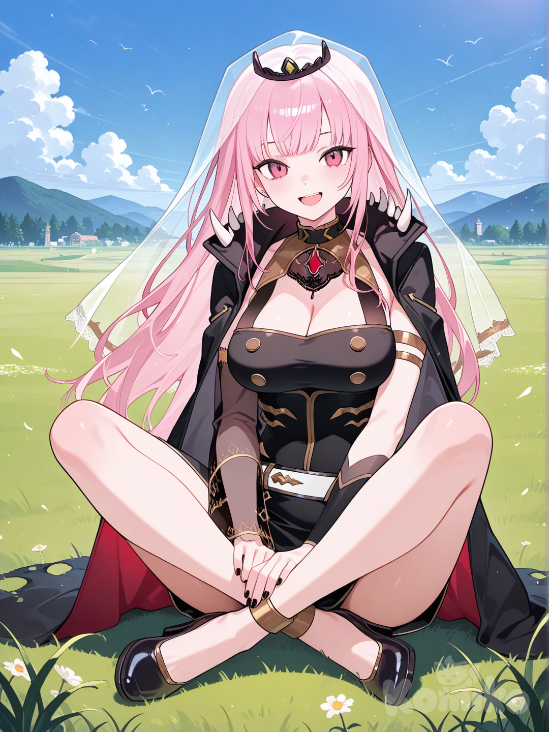 Mori Calliope Sitting