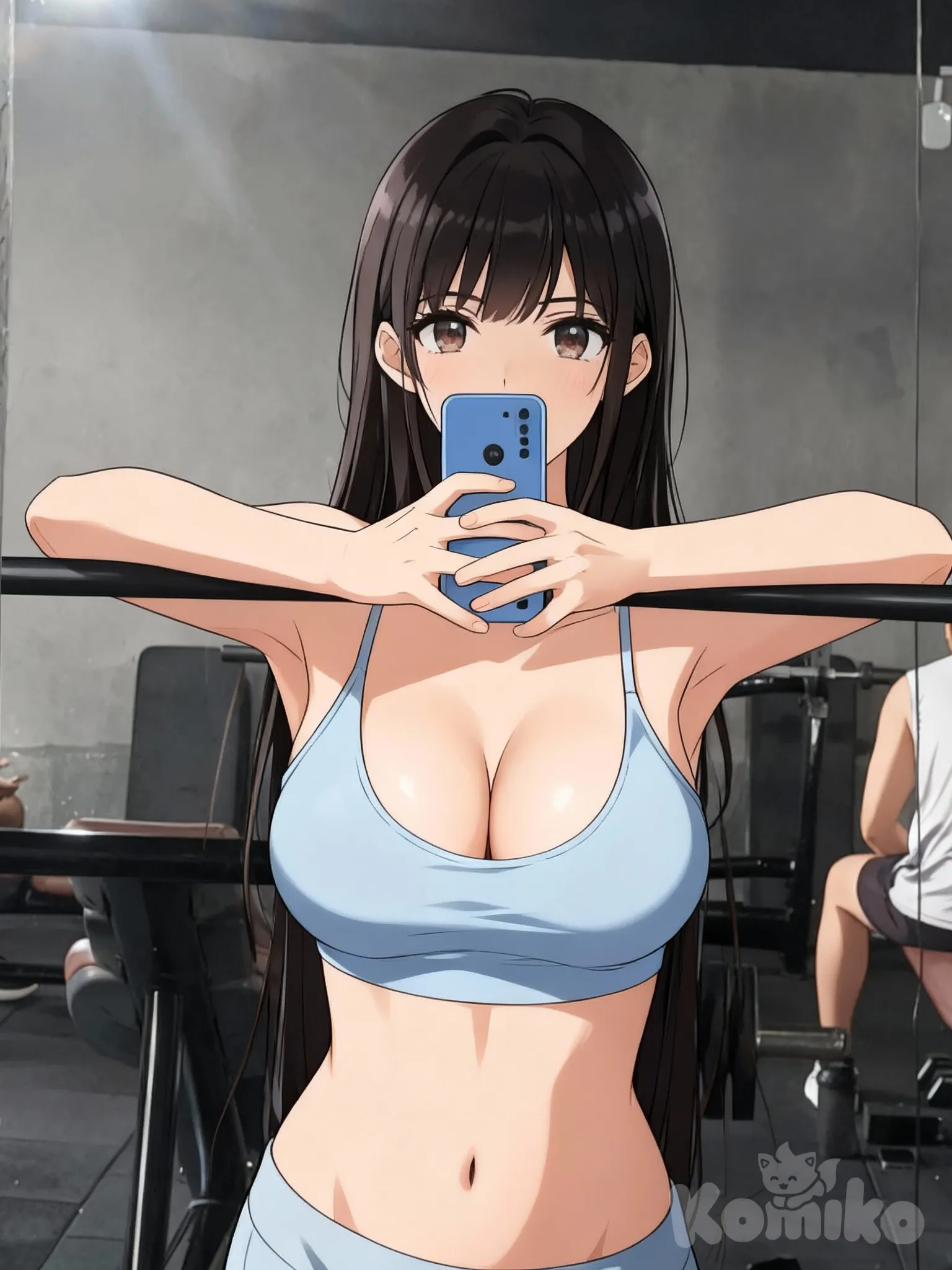 Uma linda e academica mulher 