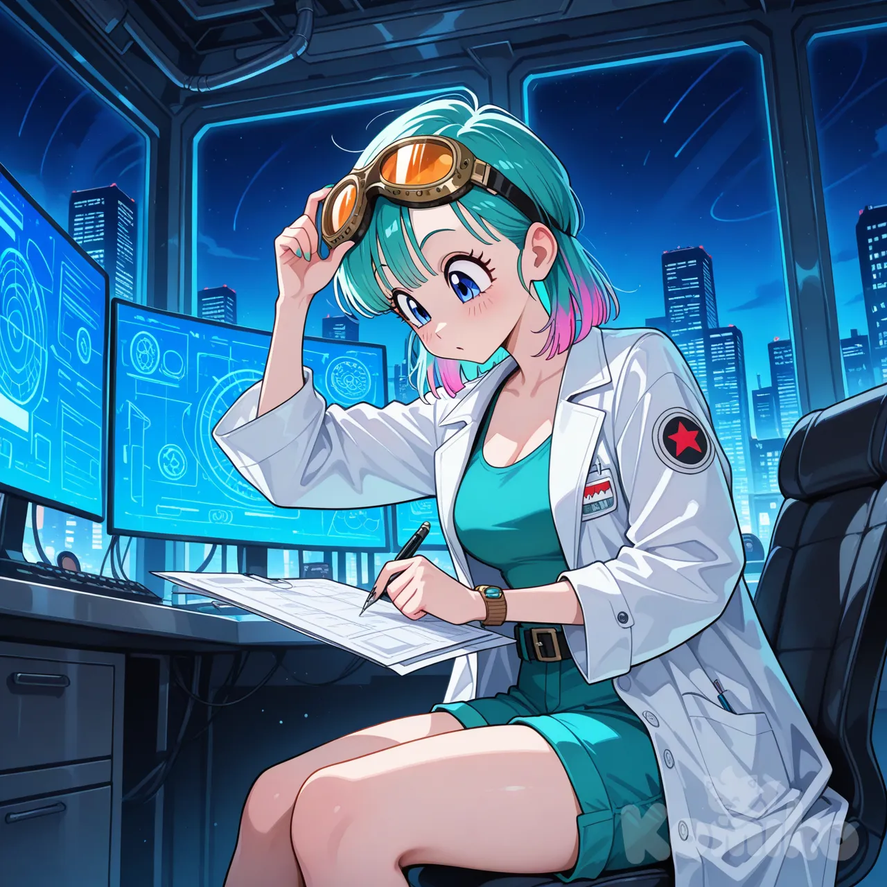 Bulma: Estudios nocturnos