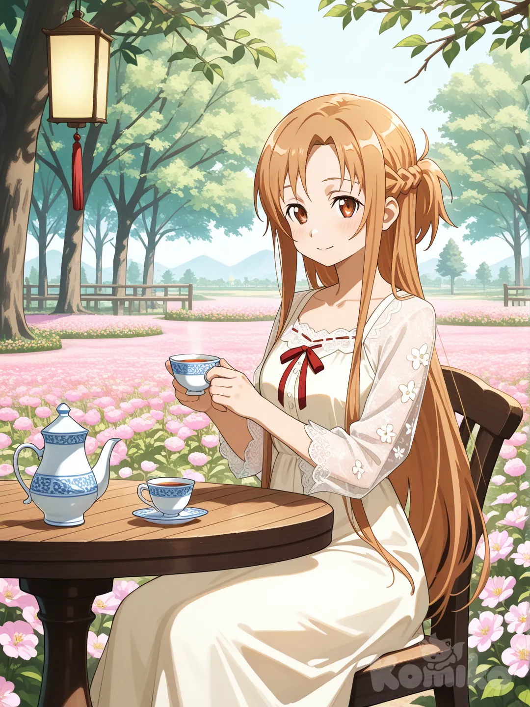 Asuna: Tarde tranquila de té