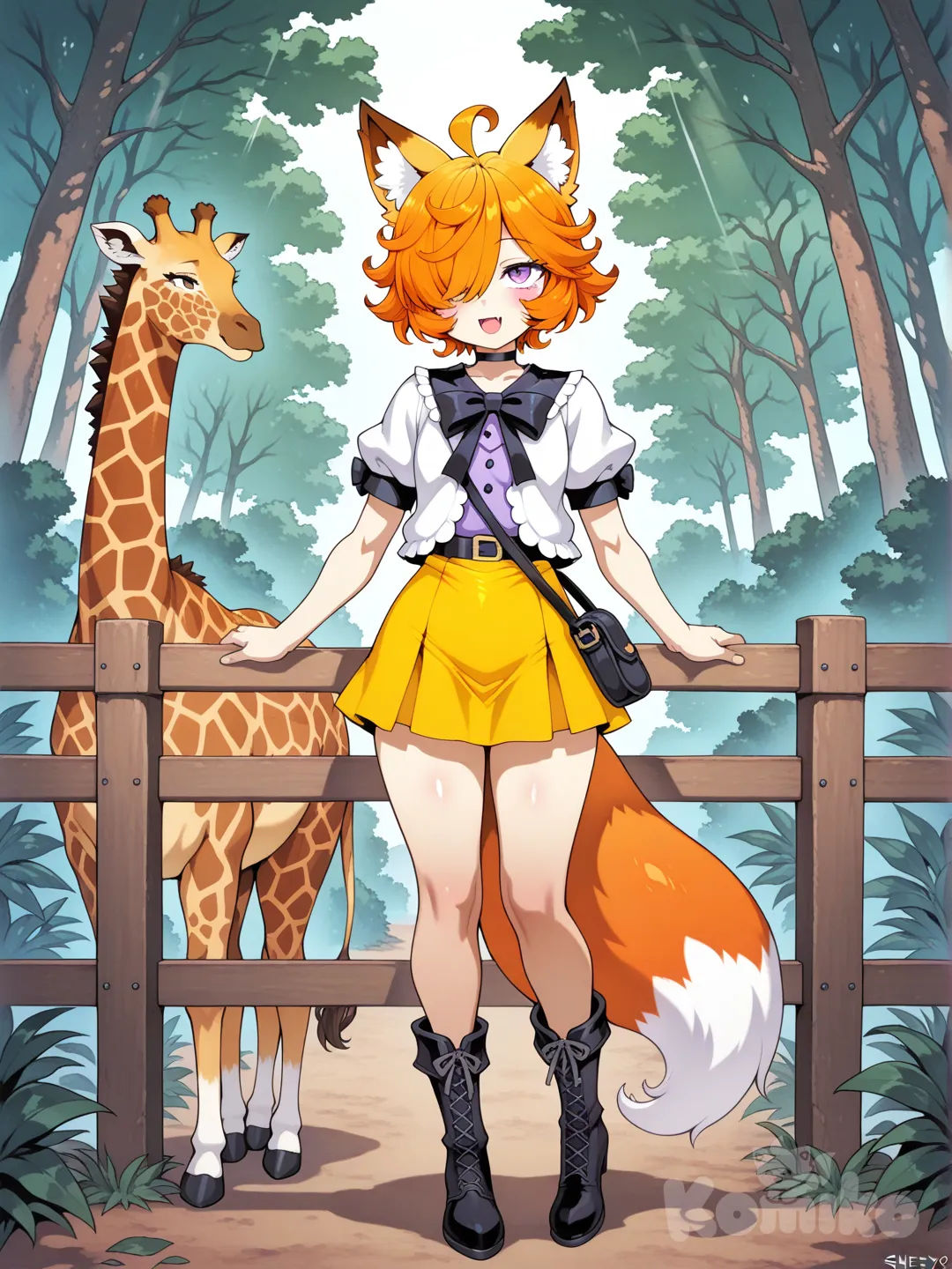 Komiko-chan: visita al zoológico