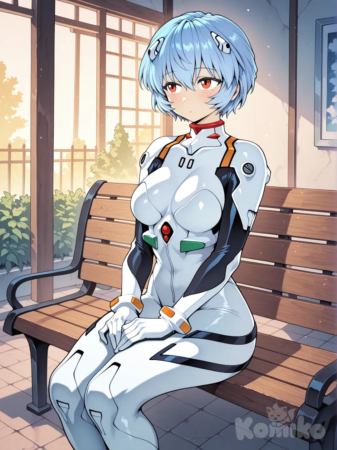Rei Ayanami: un momento de paz