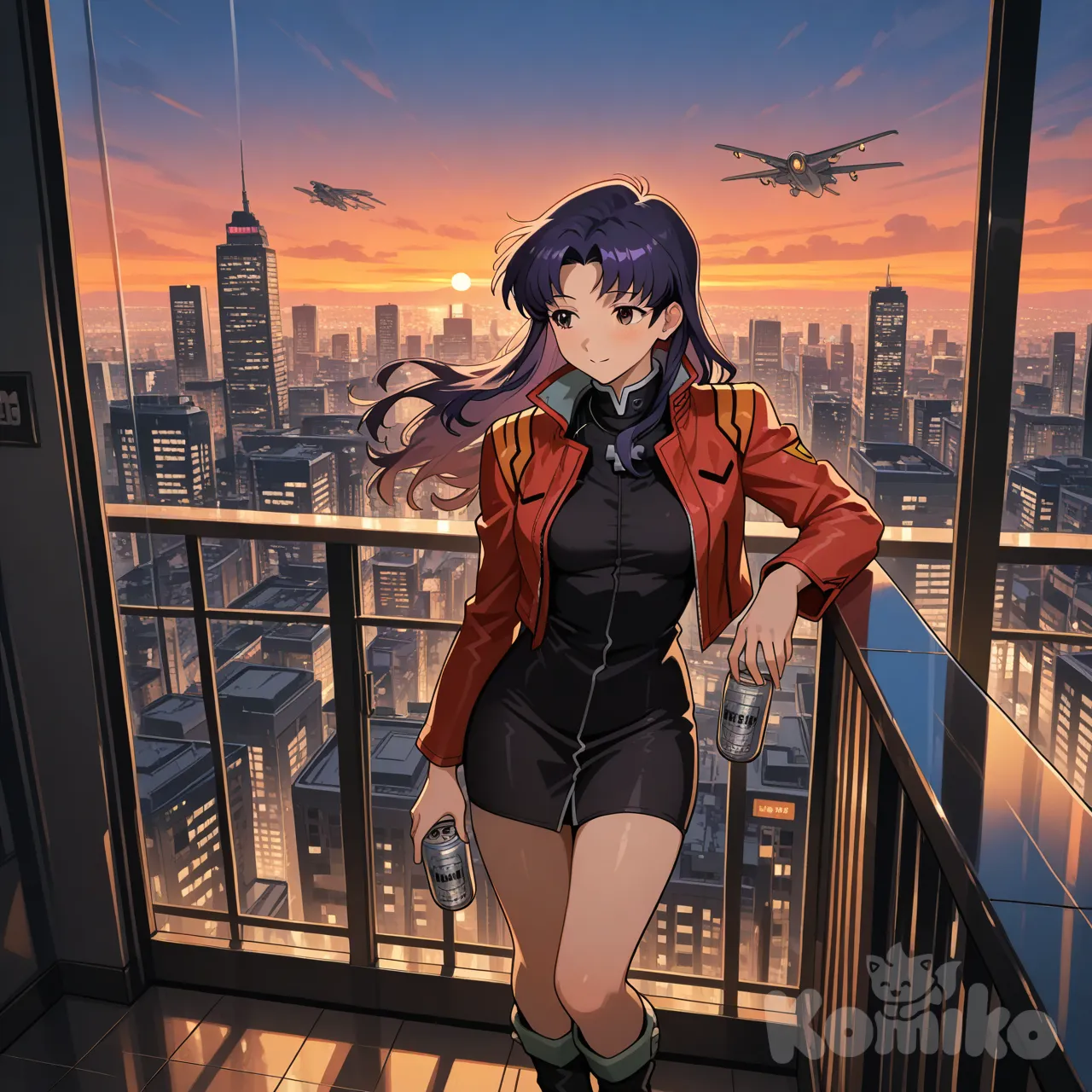 Misato:  Atardecer en Tokyo-3