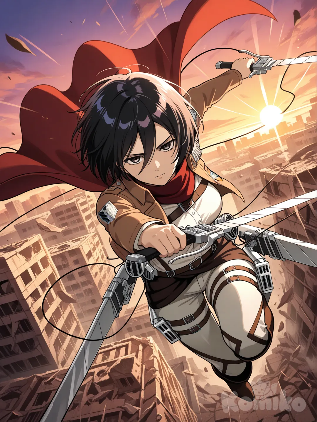 Mikasa: determinación 