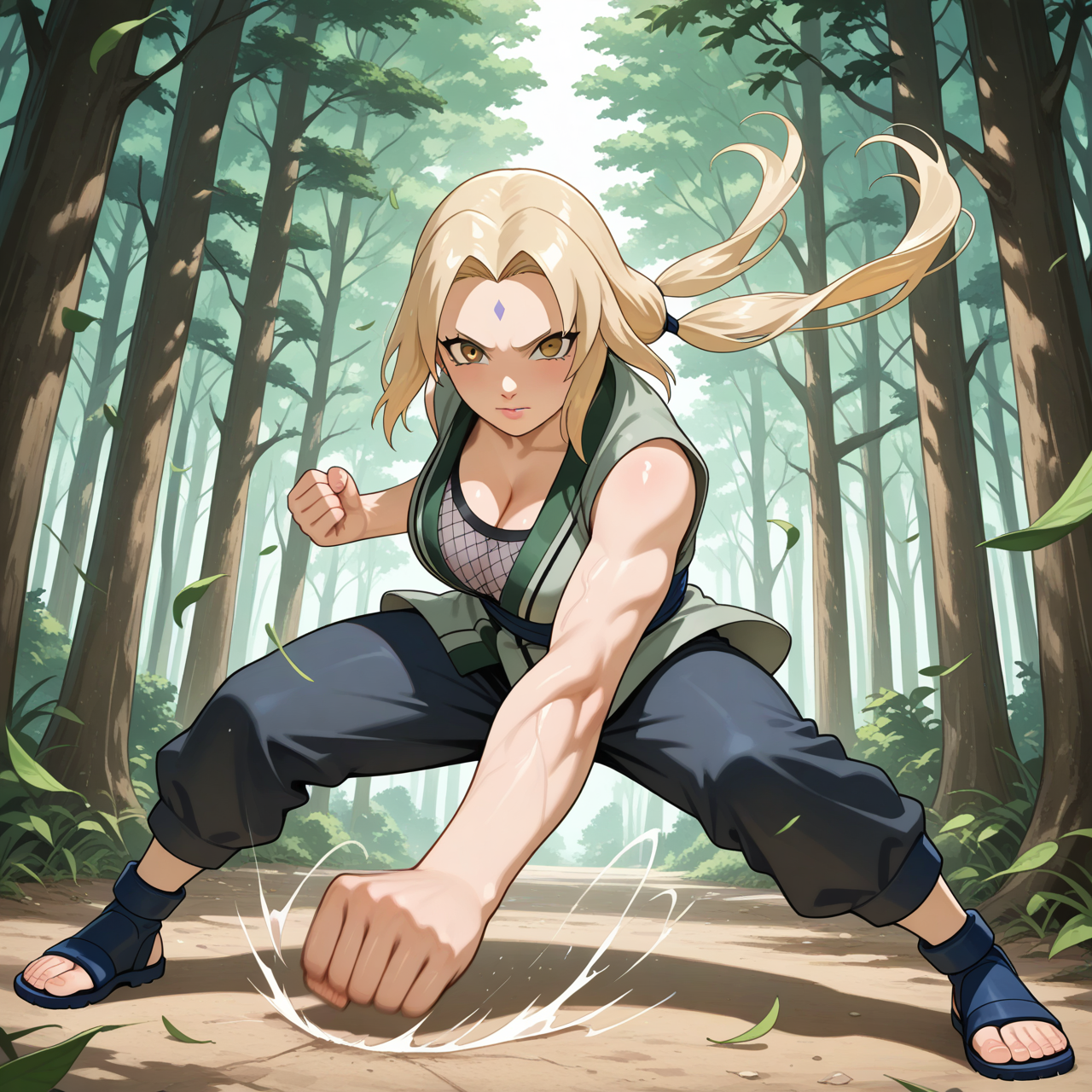 Tsunade: En batalla 