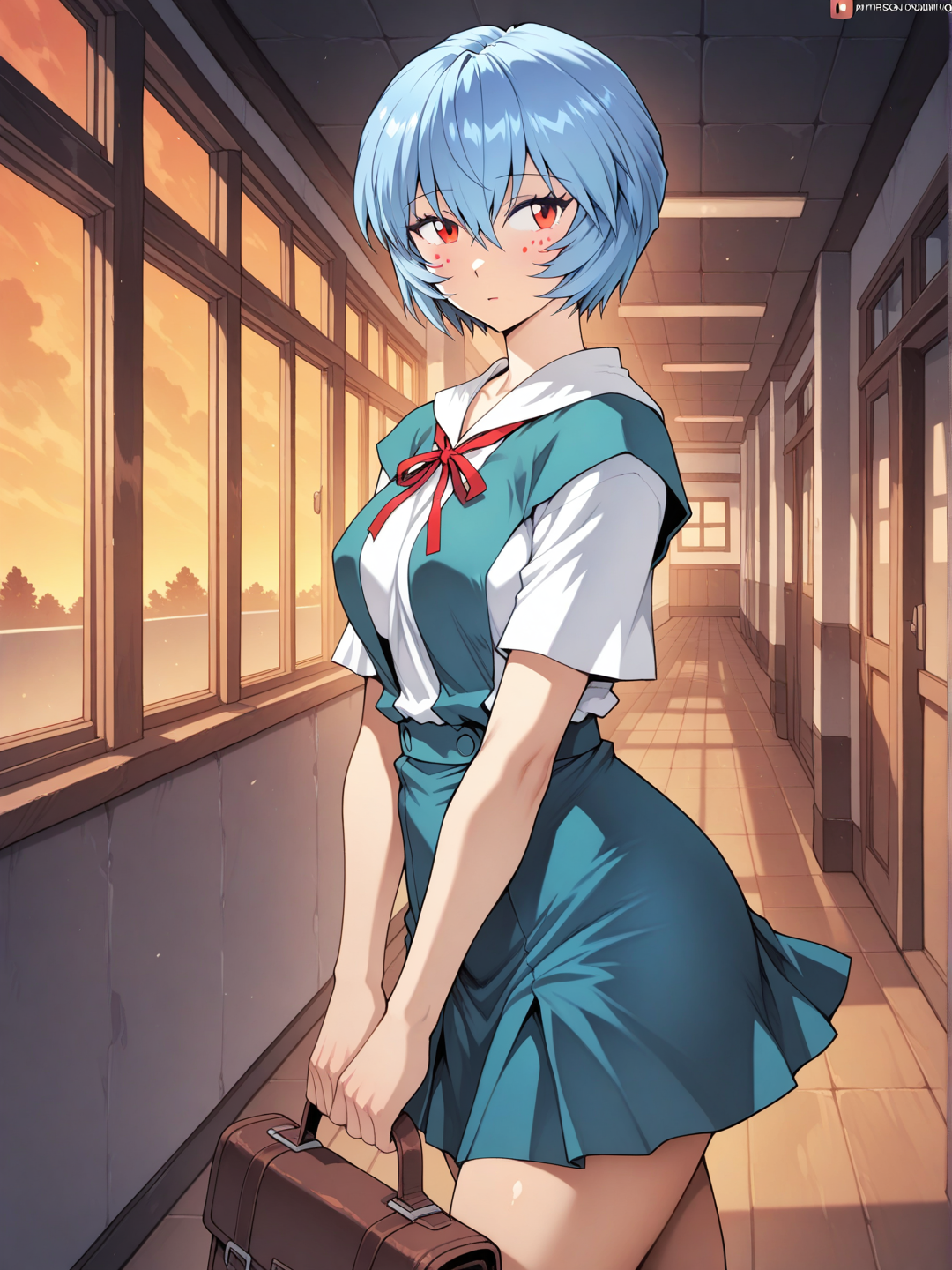 Rei Ayanami: las clases termiaron