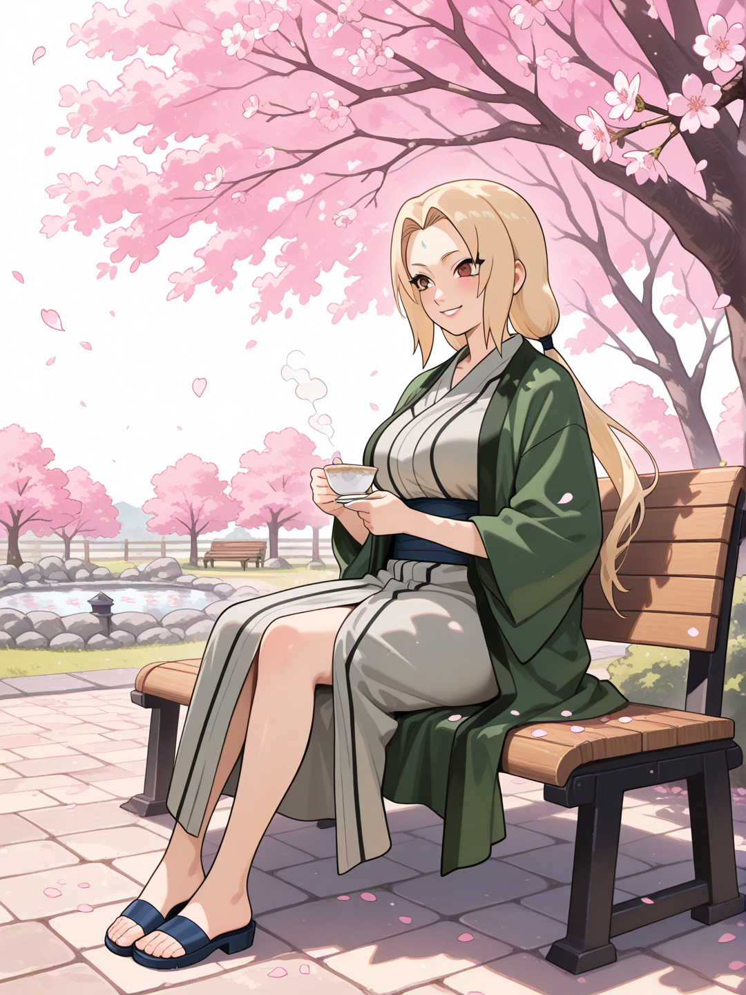 Tsunade: Momento de relajación