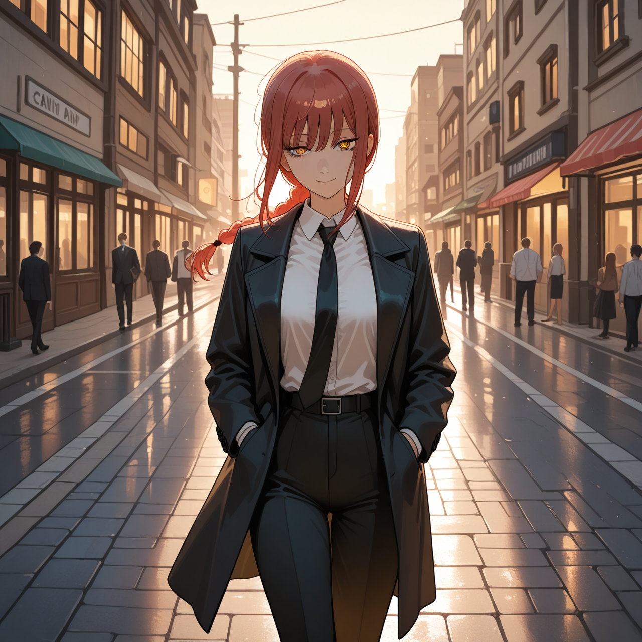 Makima: Caminata por la ciudad 