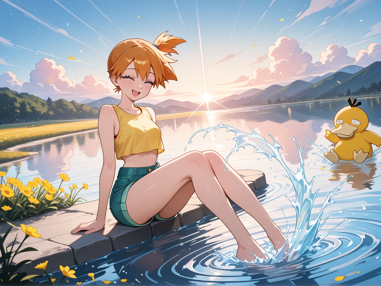 Misty: tarde en el lago 