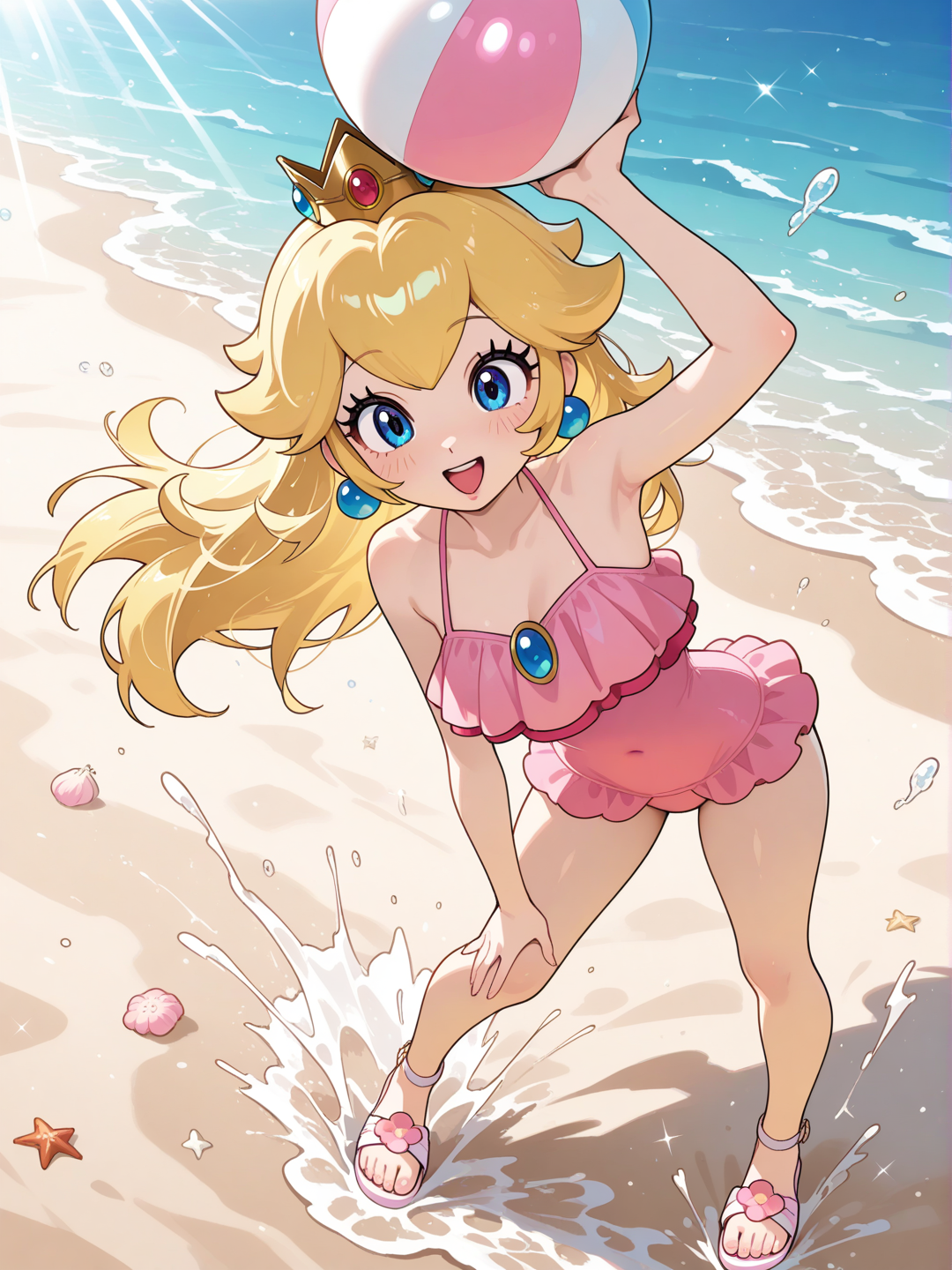 Peach: día de playa 