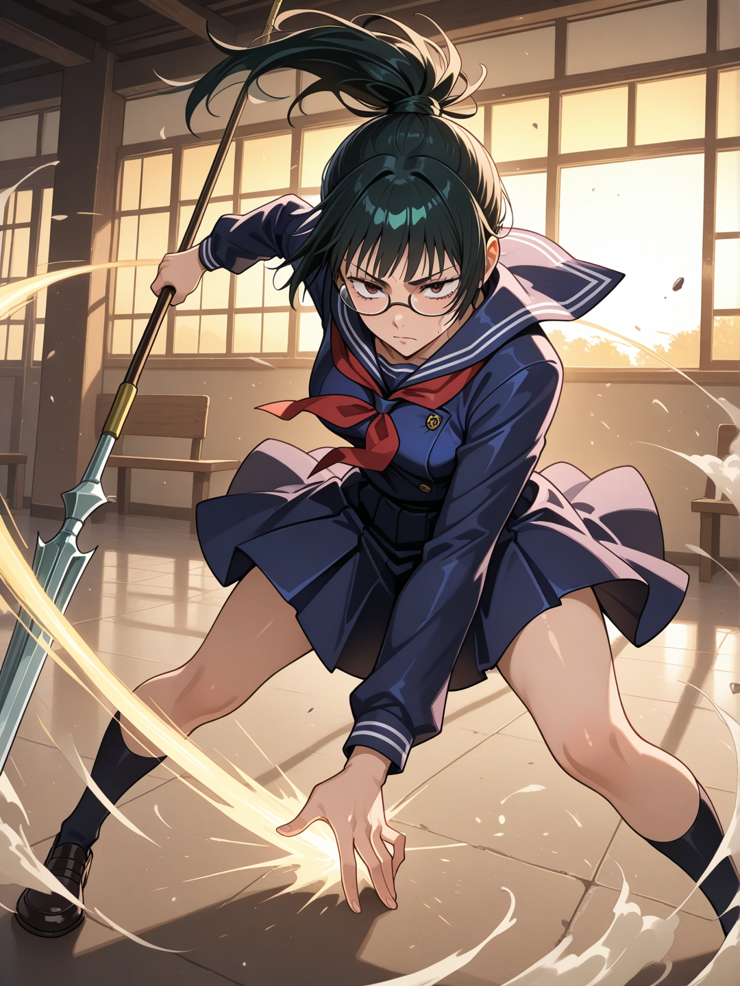 Maki Zenin: Enfrentamiento