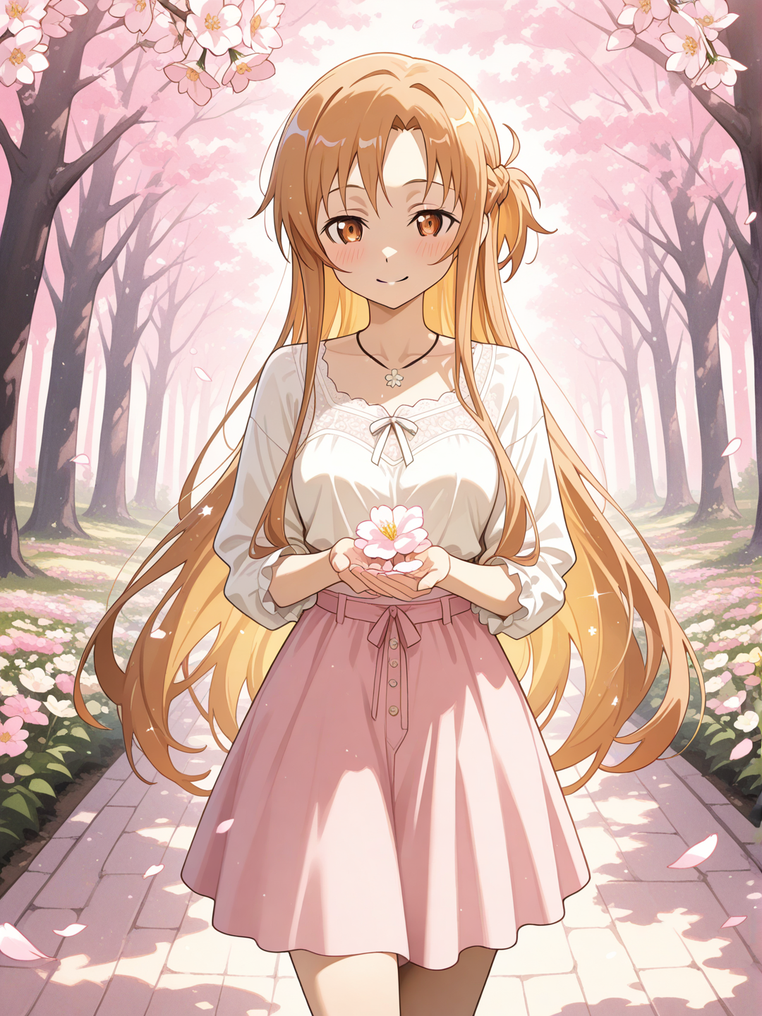 Asuna: paseo por el bosque 