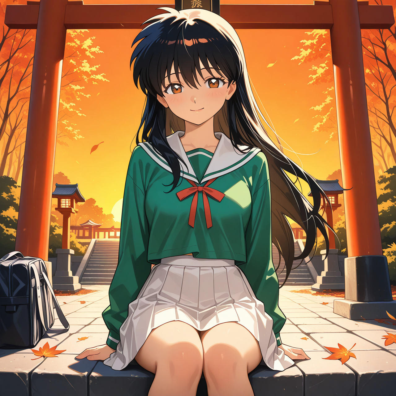 Kagome: descanso en el santuario 