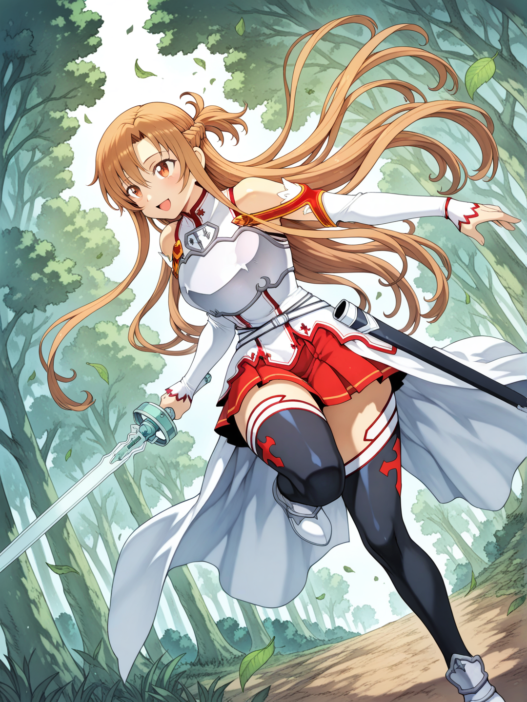 Asuna: misión en el bosque