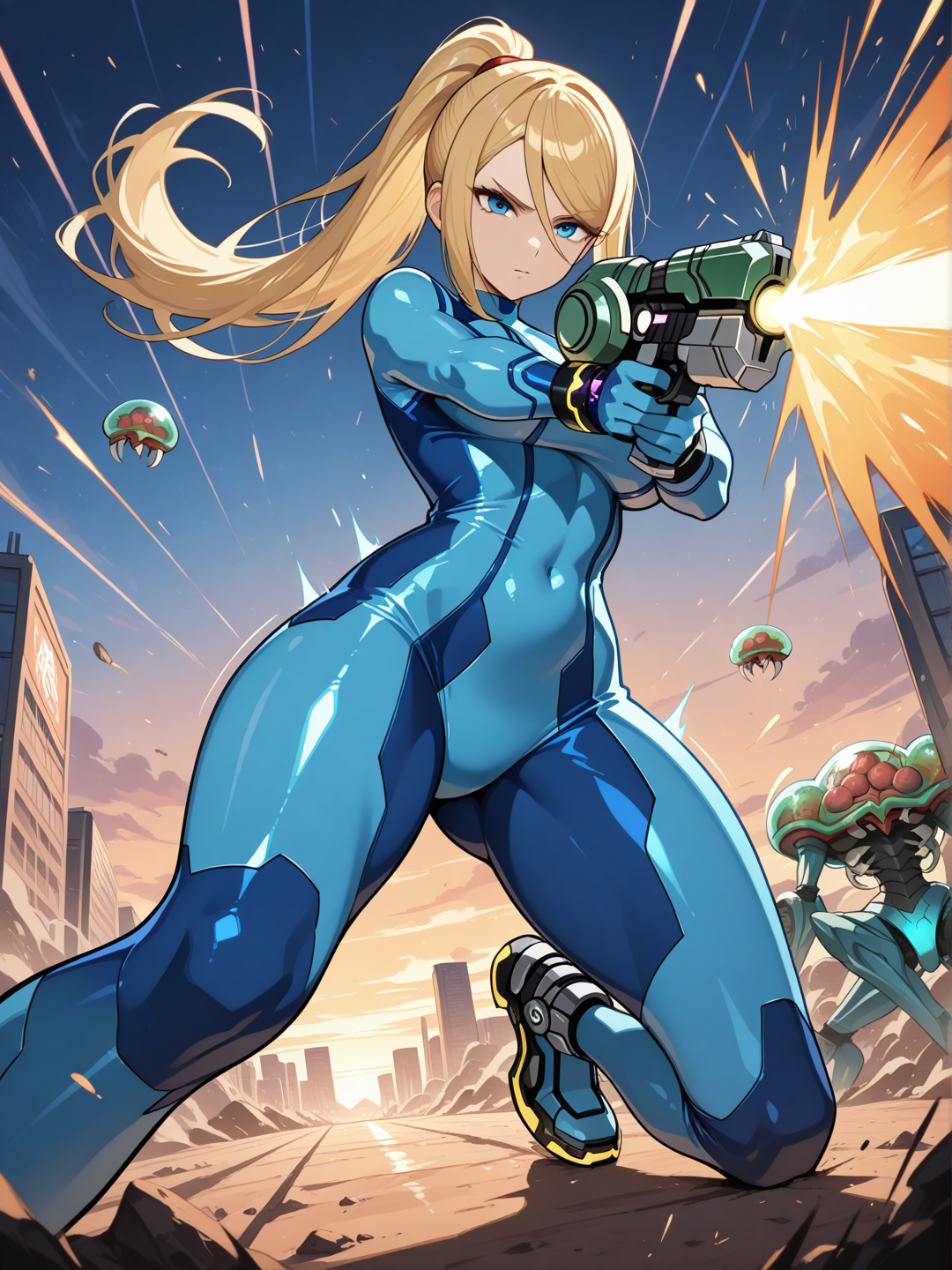 Samus: entrenamiento en campo