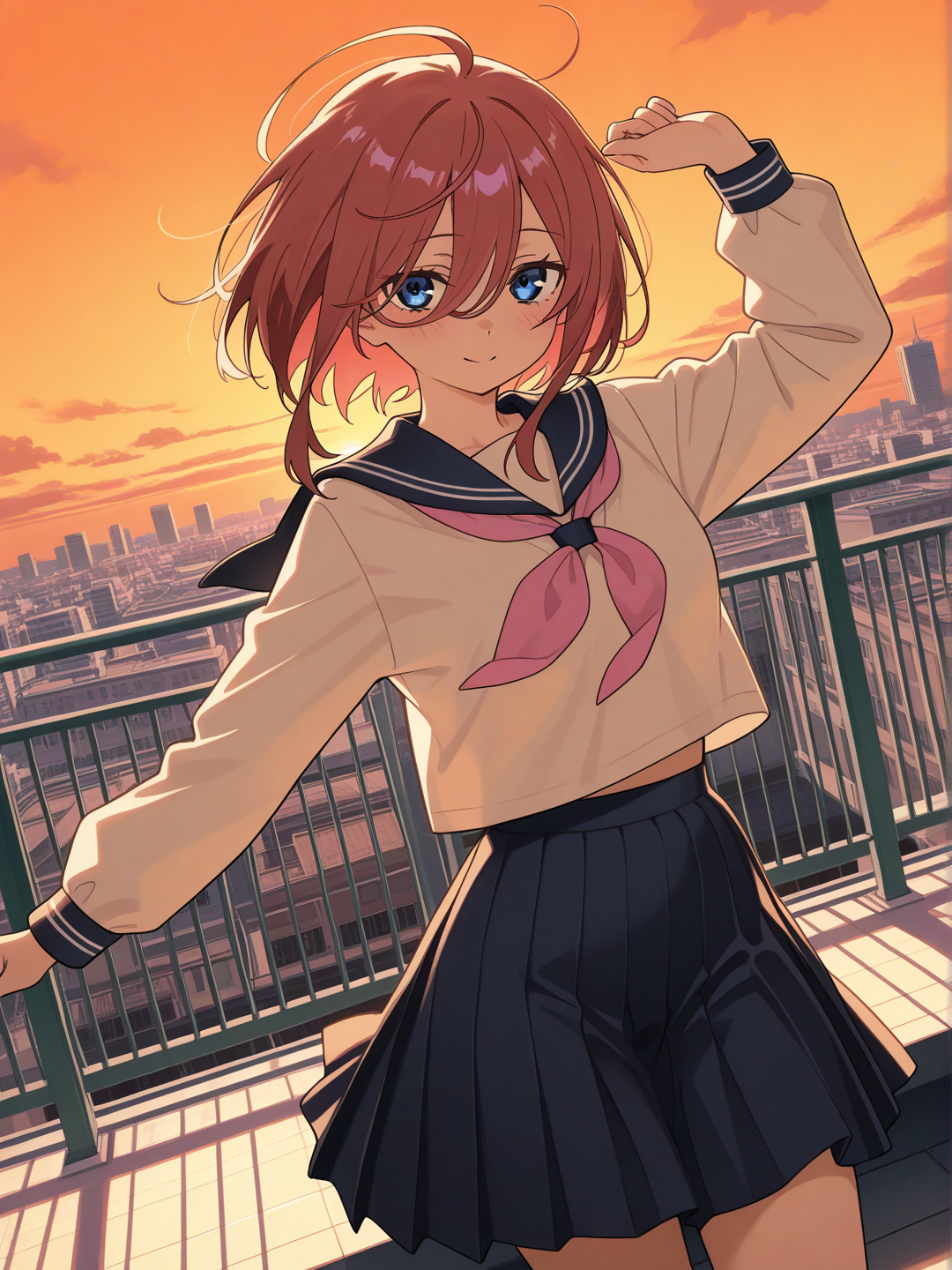 Miku Nakano: Ritmo al atardecer