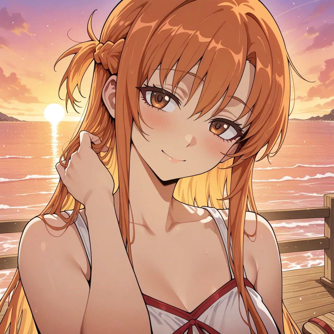 Asuna: tarde en el muelle
