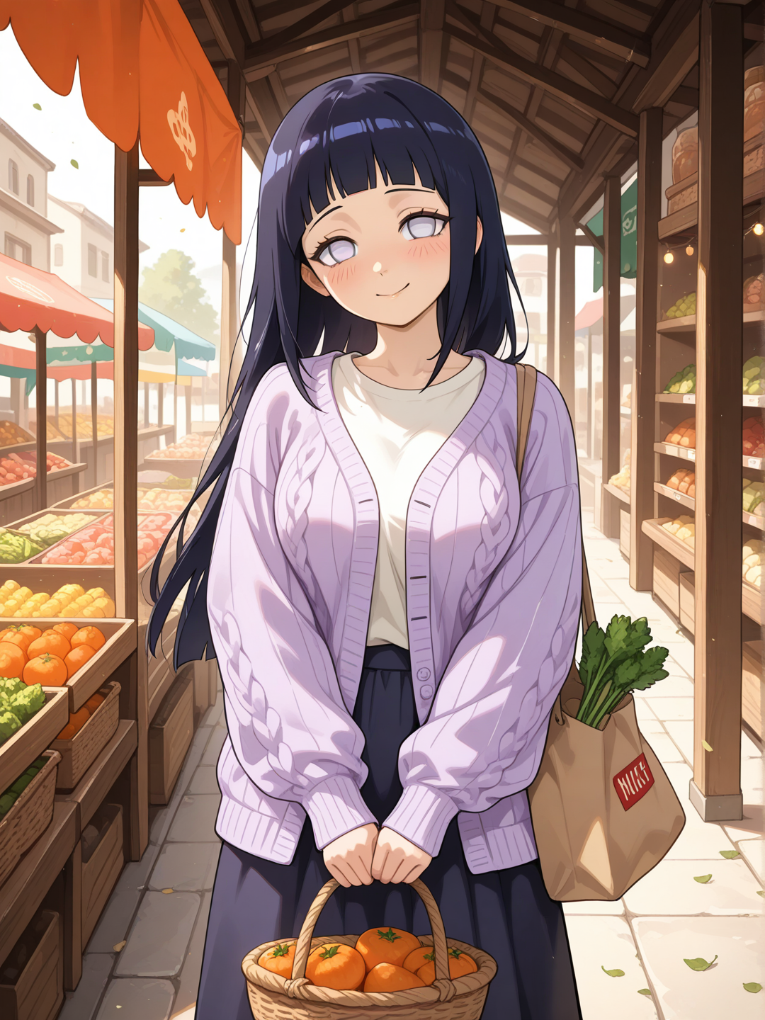 Hinata: tarde de compras
