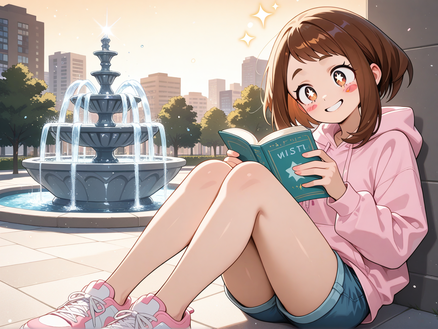 Ochaco Uraraka: tarde de lectura 