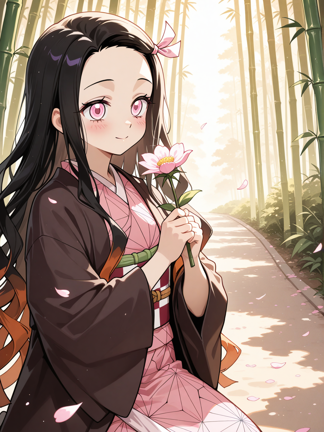 Nezuko: un momento de calma 