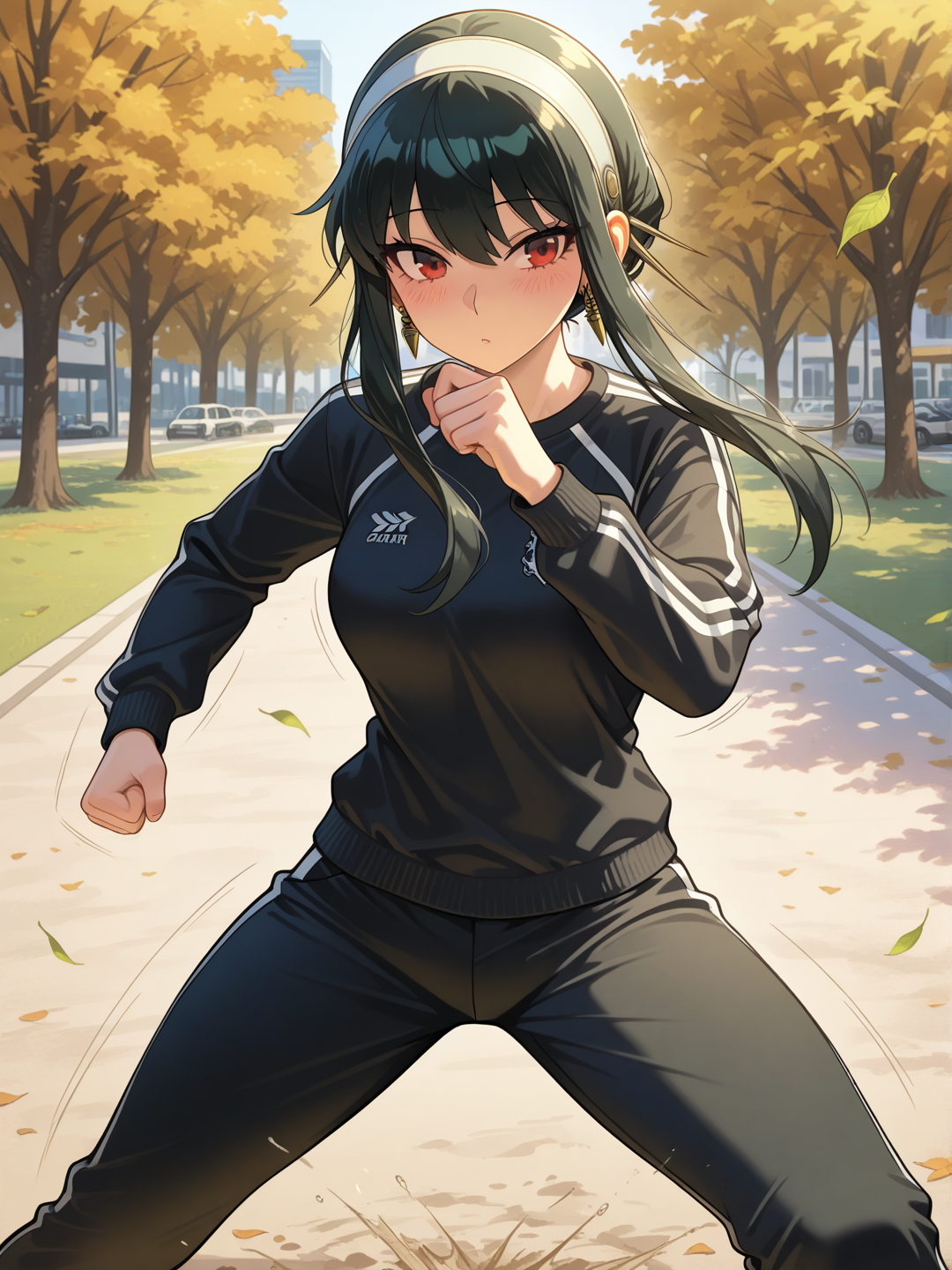 Yor Forger: ejercicio matutino 