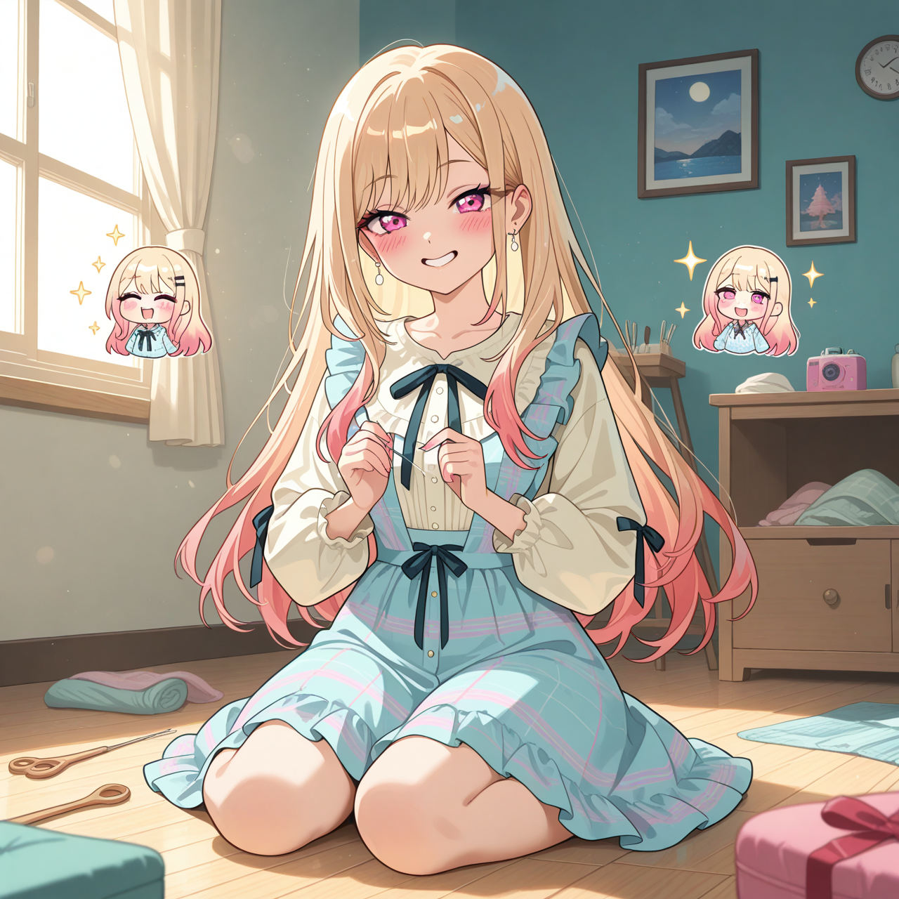 Marin: tarde de costura