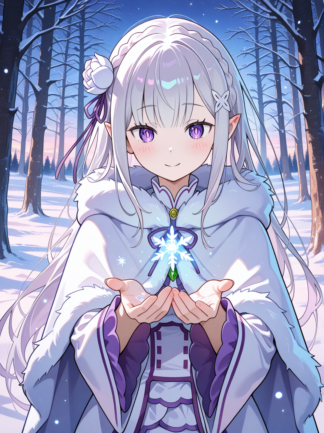 Emilia: nieve luminosa