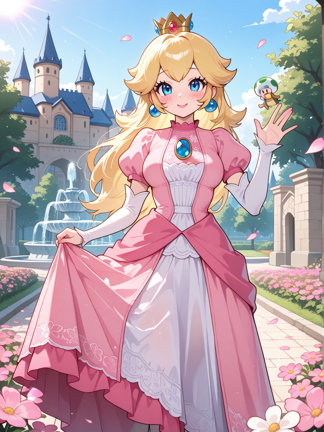 Peach: paseo por el palacio