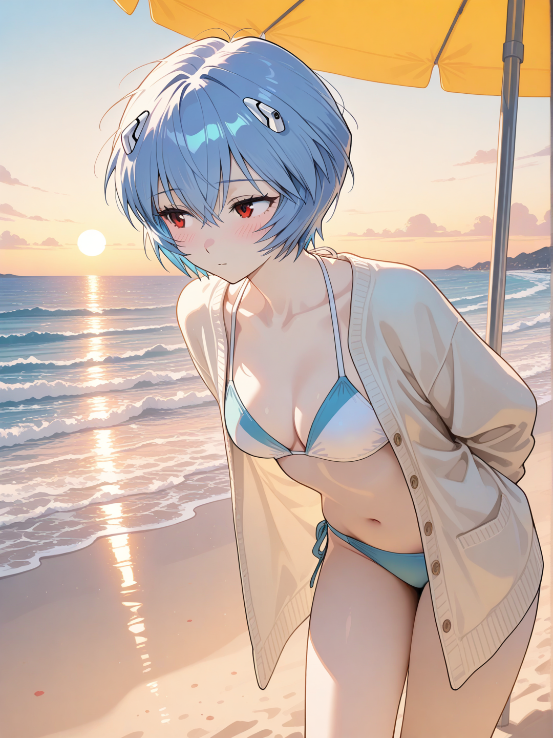 Rei Ayanami: Viaje a la playa