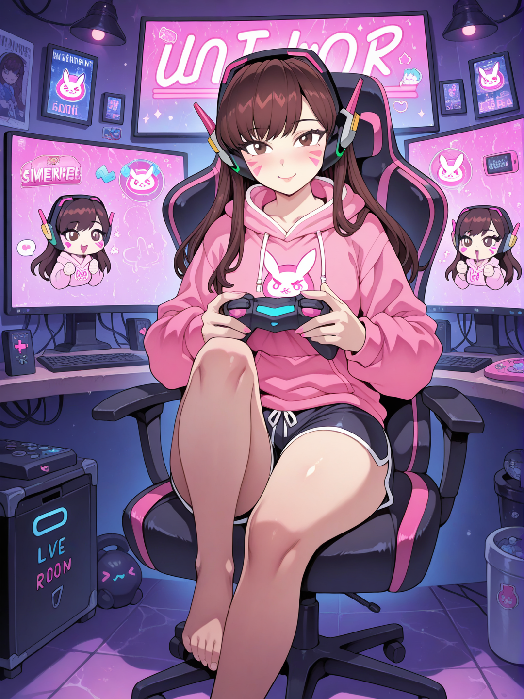 D.va: sesión de streaming 