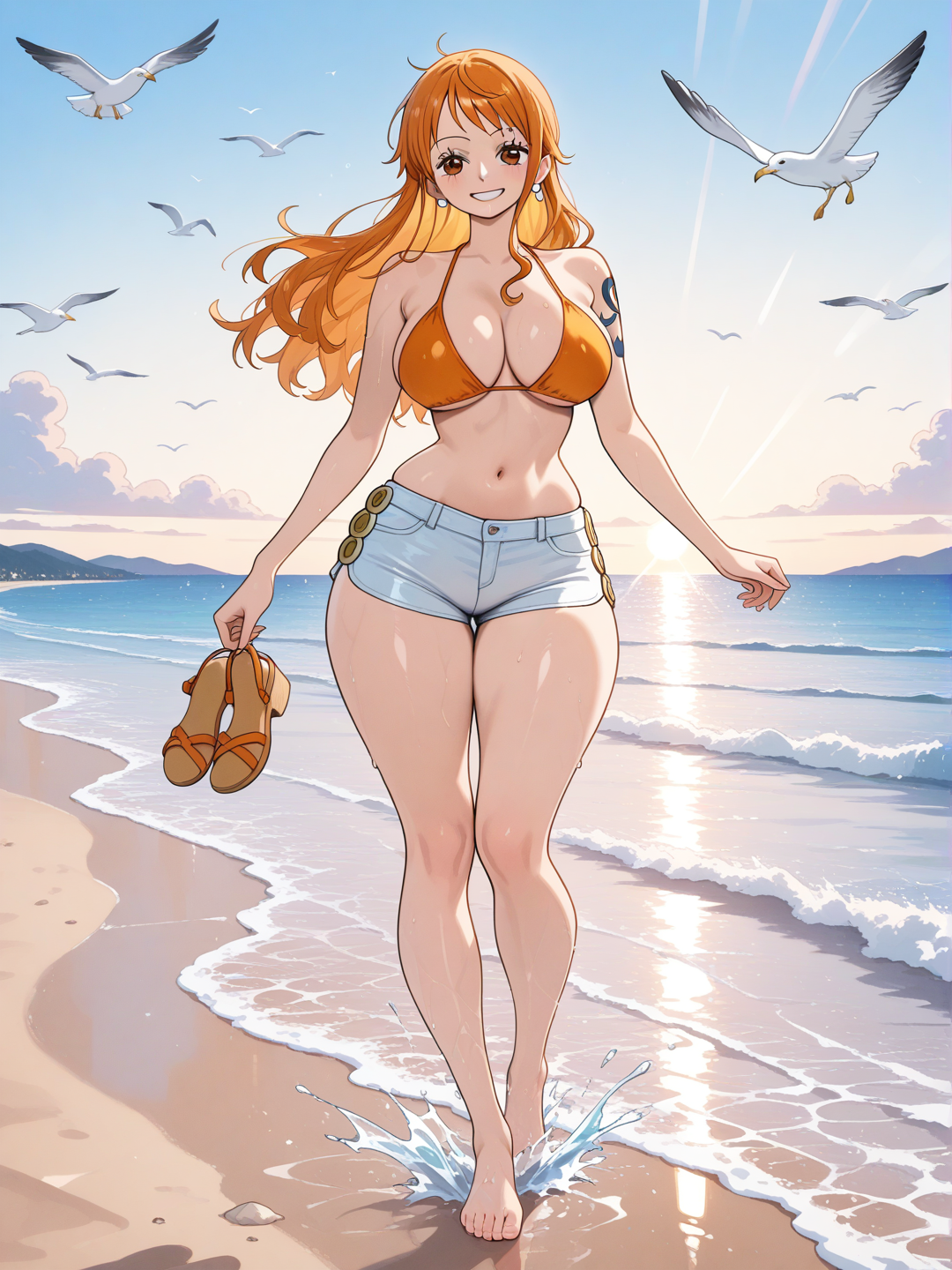 Nami: Playa soleada